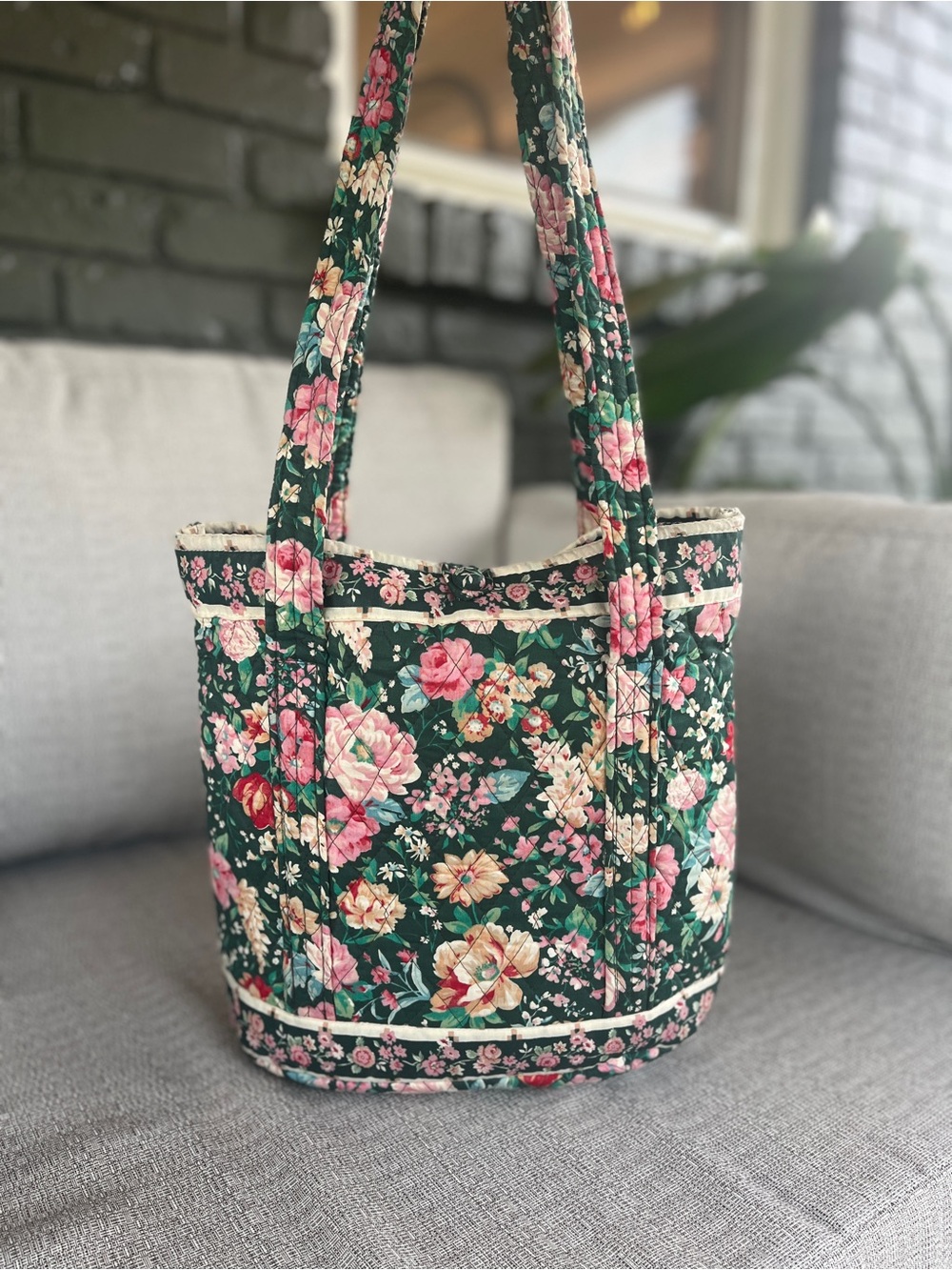 Vera Bradley Springtime Medium Toggle Tote